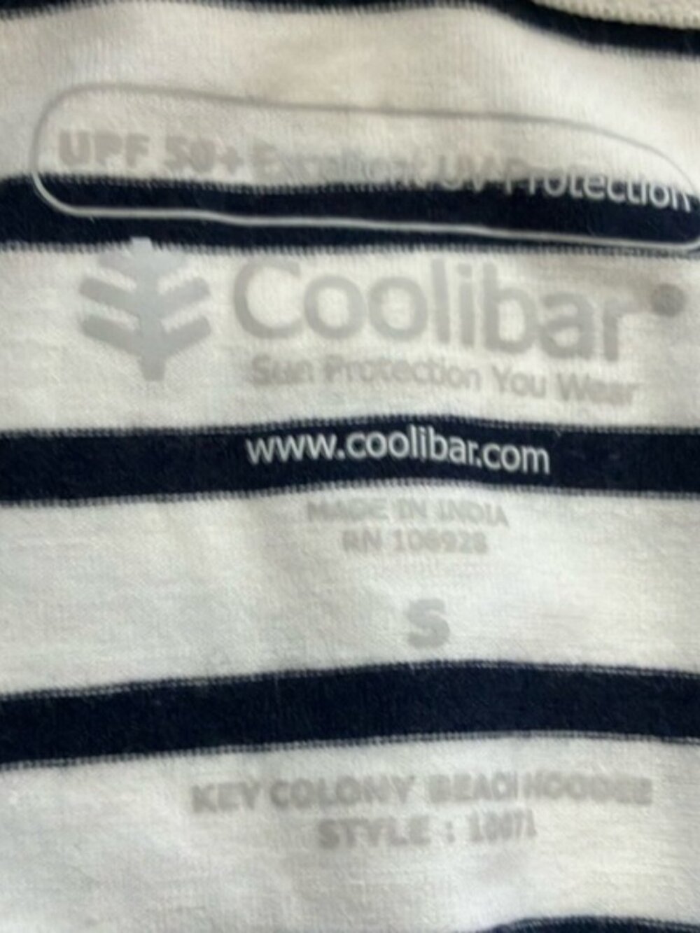 Coolibar Key Colony Beach Hoodie UPF 50+ - Picture 7 of 9